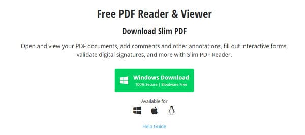 برنامج Slim PDF