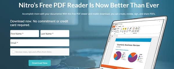 برنامج Nitro Reader لقراءة الملفات